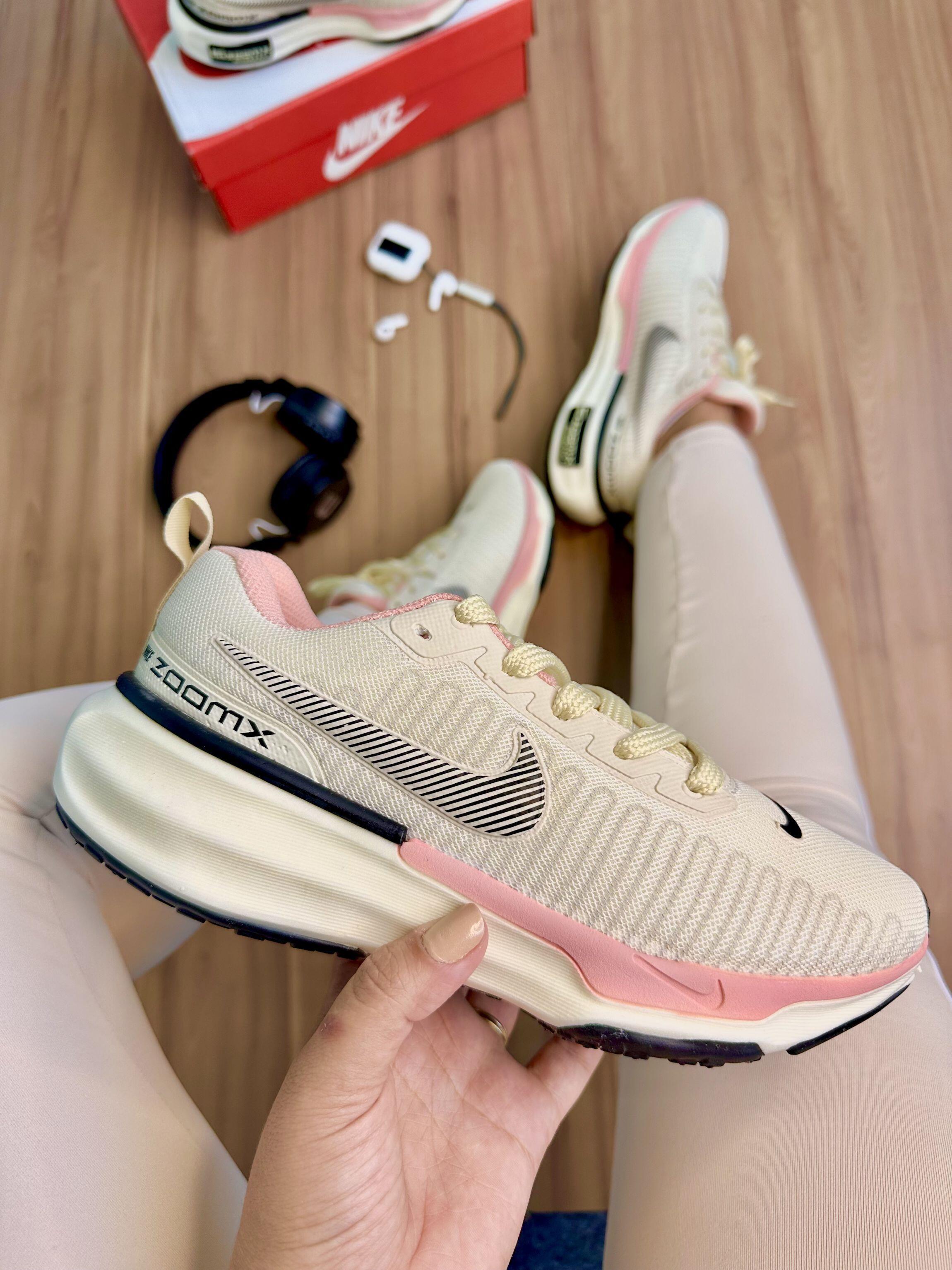 Tênis esportivo NK Invice - Off/Nude