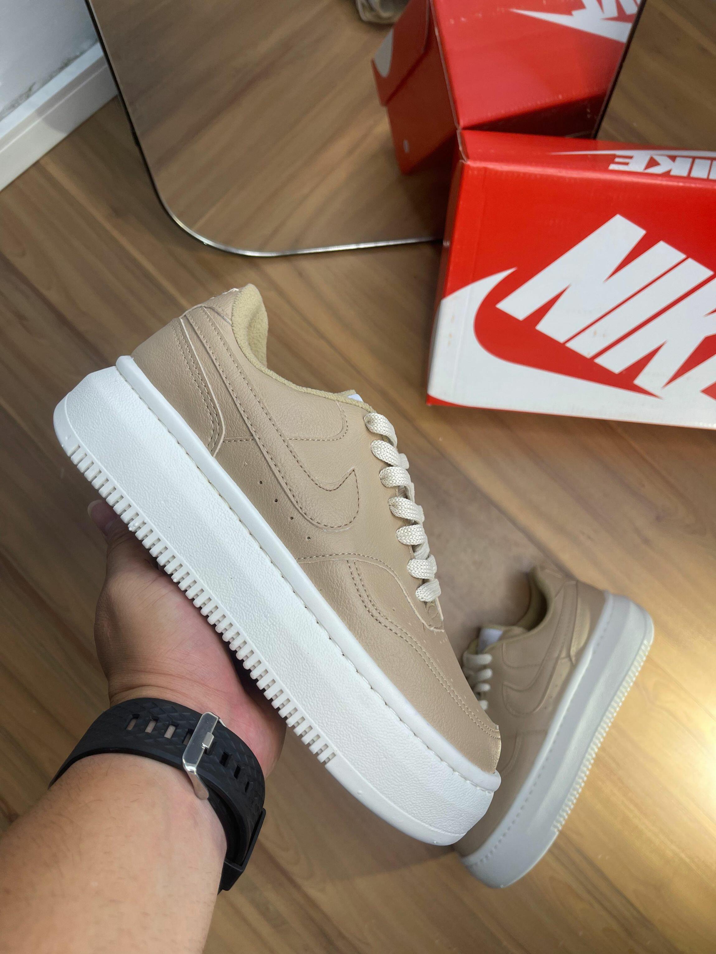 Tênis unissex SNEAKER P1 NK - coffe/milk
