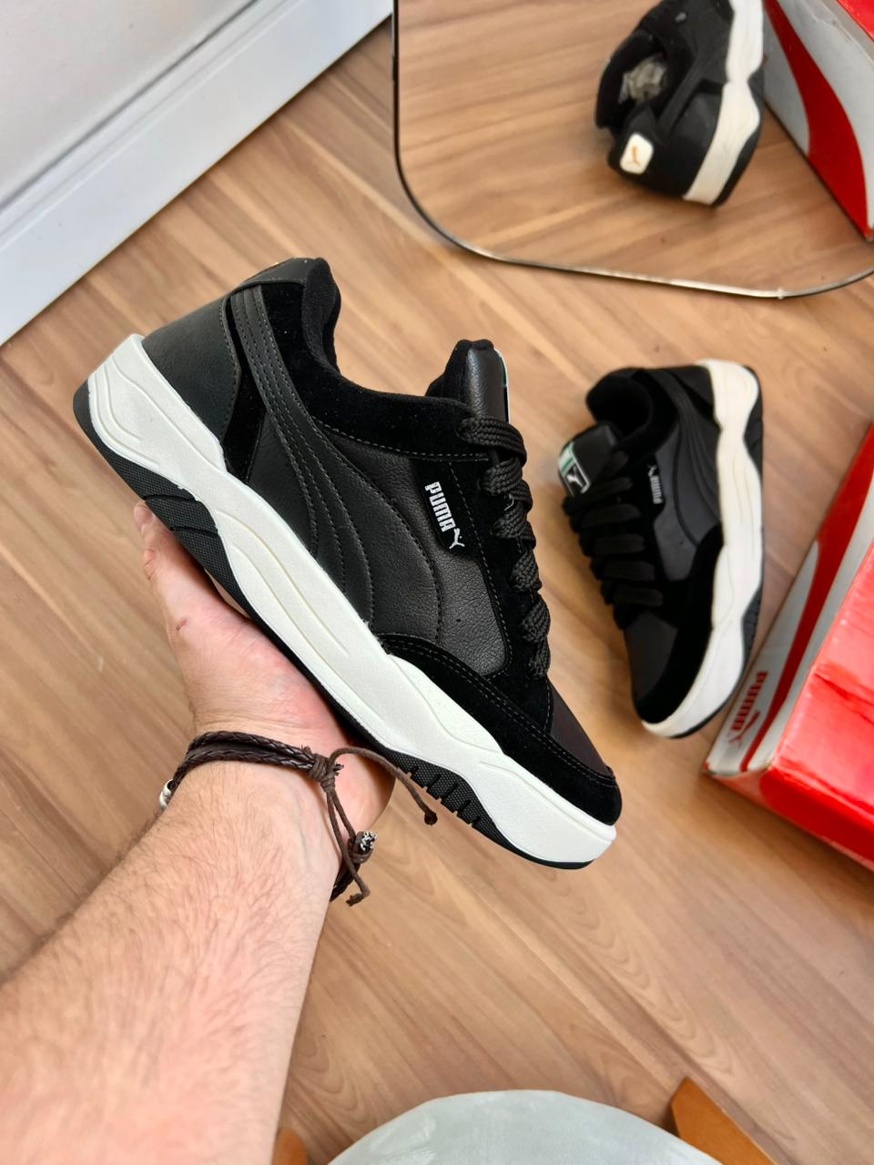 Tênis pu4 luxe edition - Preto/preto
