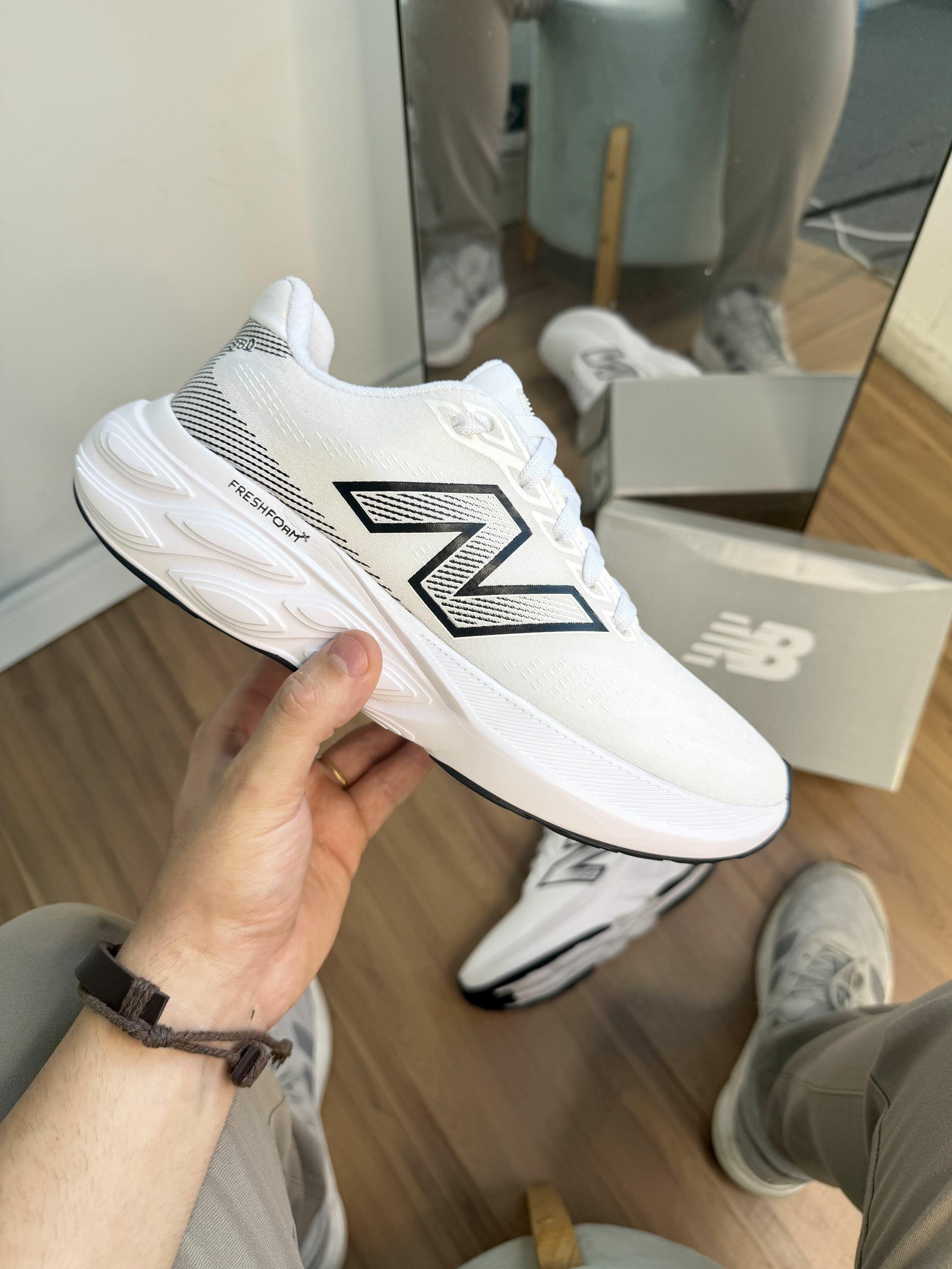 Tênis esportivo premium NB - Branco