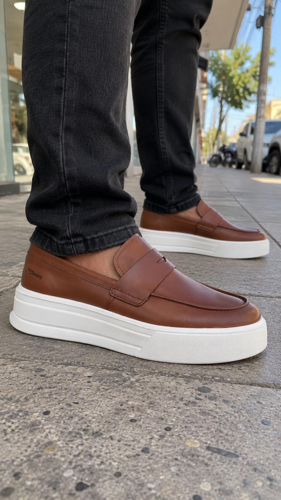 Mocassim Masculino Confort REF:50442 - Whisky