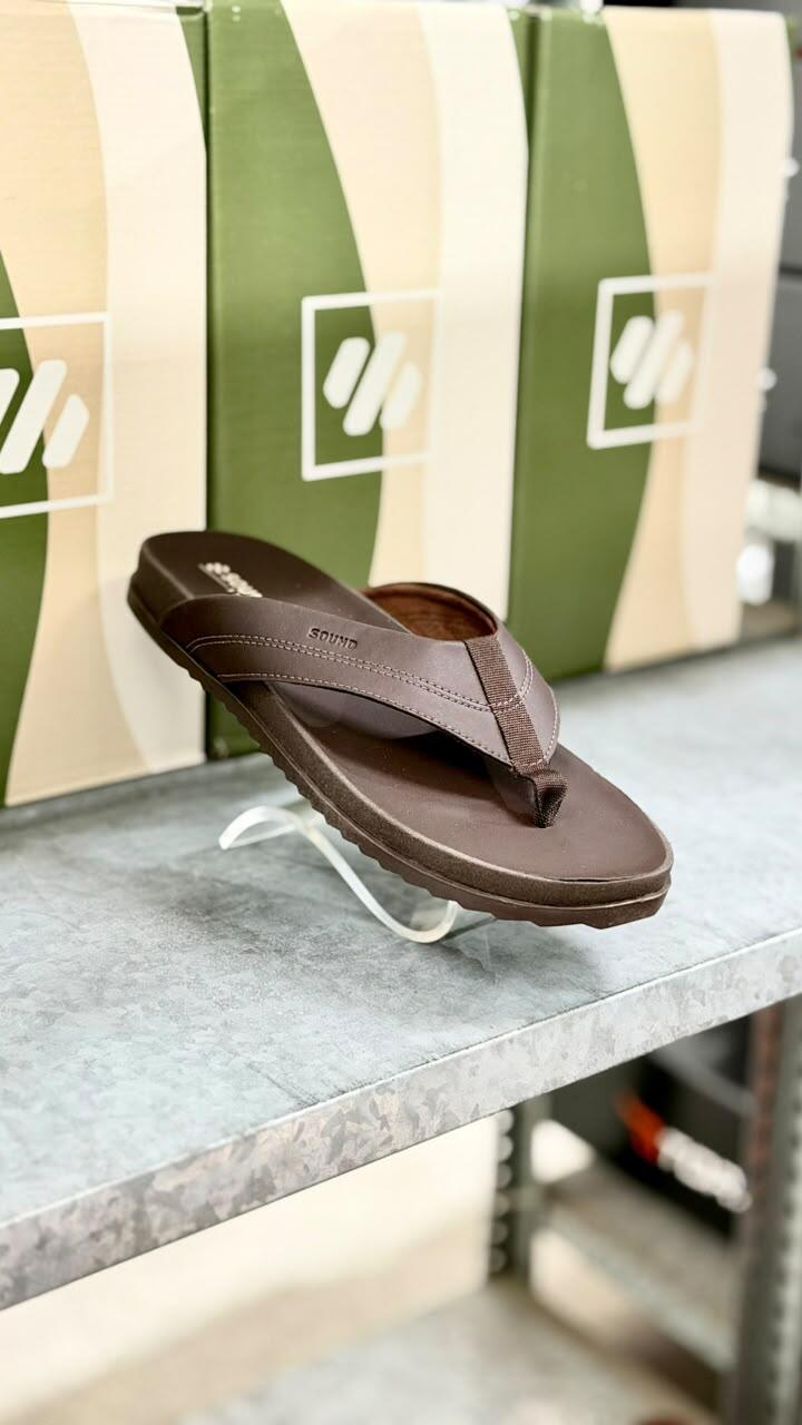 Sandália masculina Birken SB077L - Café