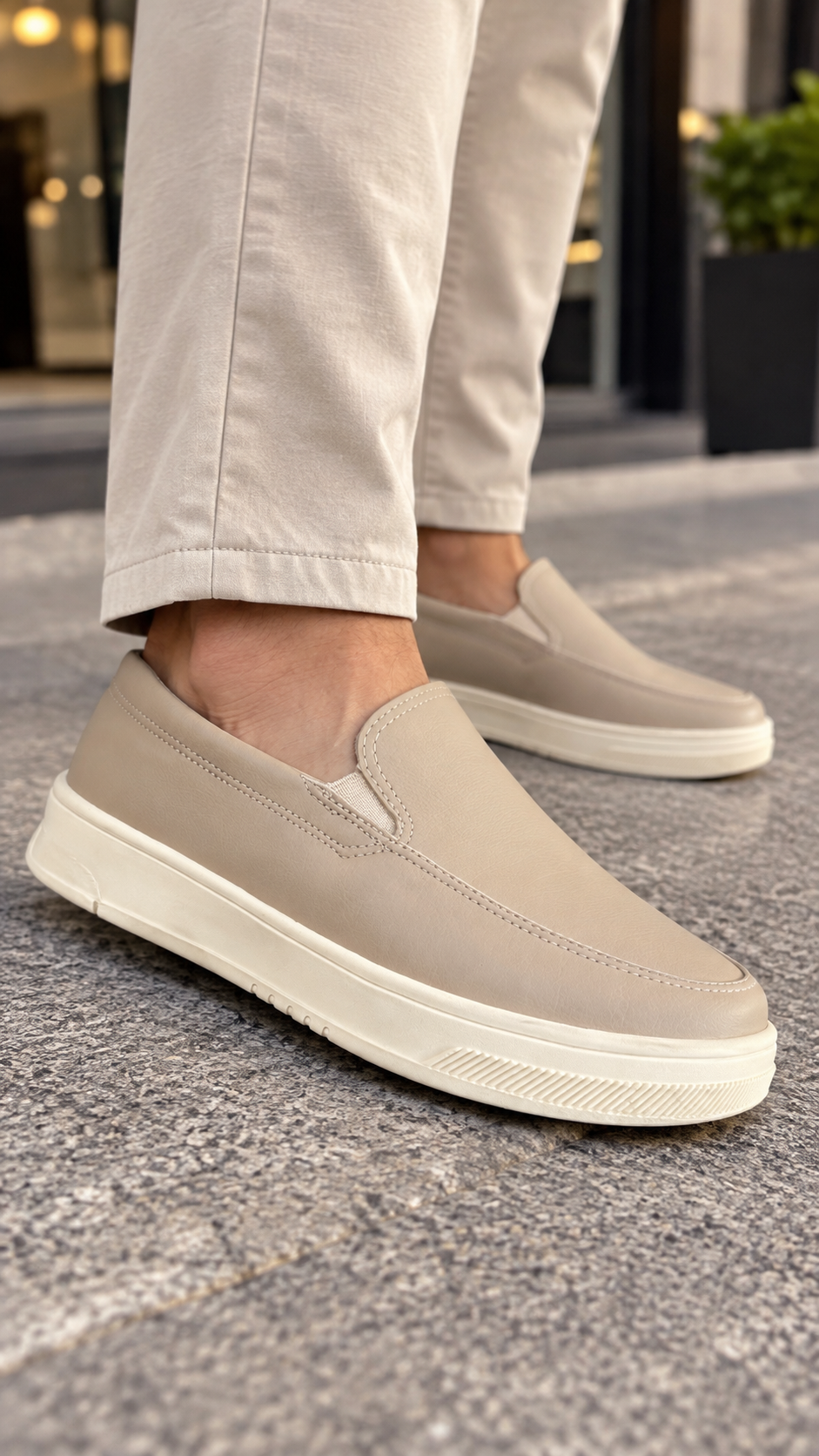 Sapato Masculino Iate Sound Shoes Ref.SI477 - Bege