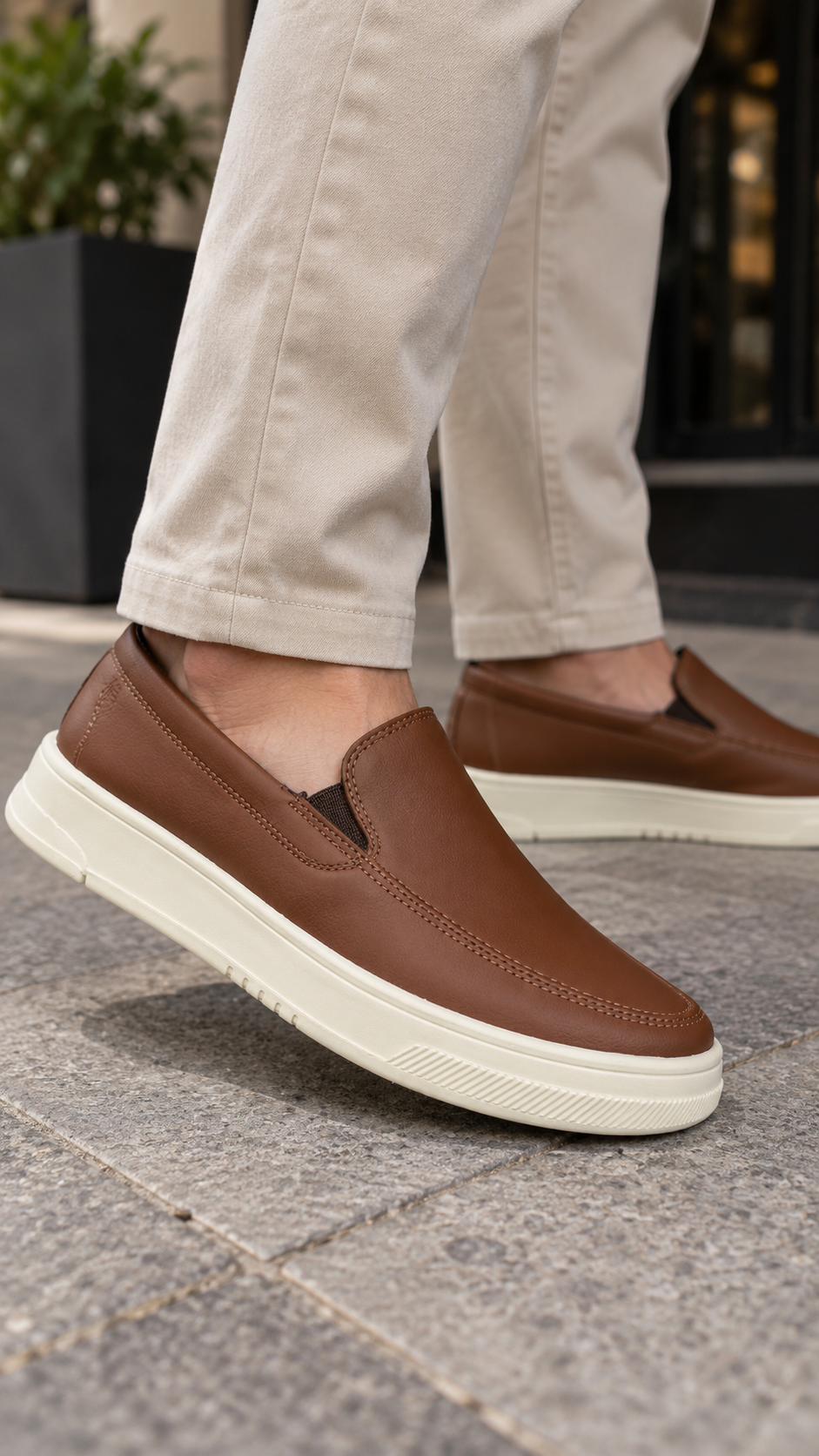 Sapato Masculino Iate Sound Shoes Ref.SI477 - Caramelo