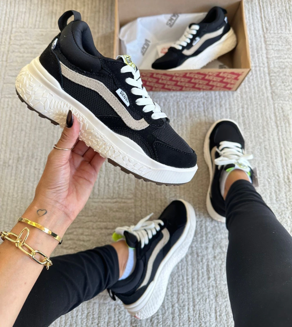 Tenis SK8 Tradicional ultra Ref.3220 - Preto/creme