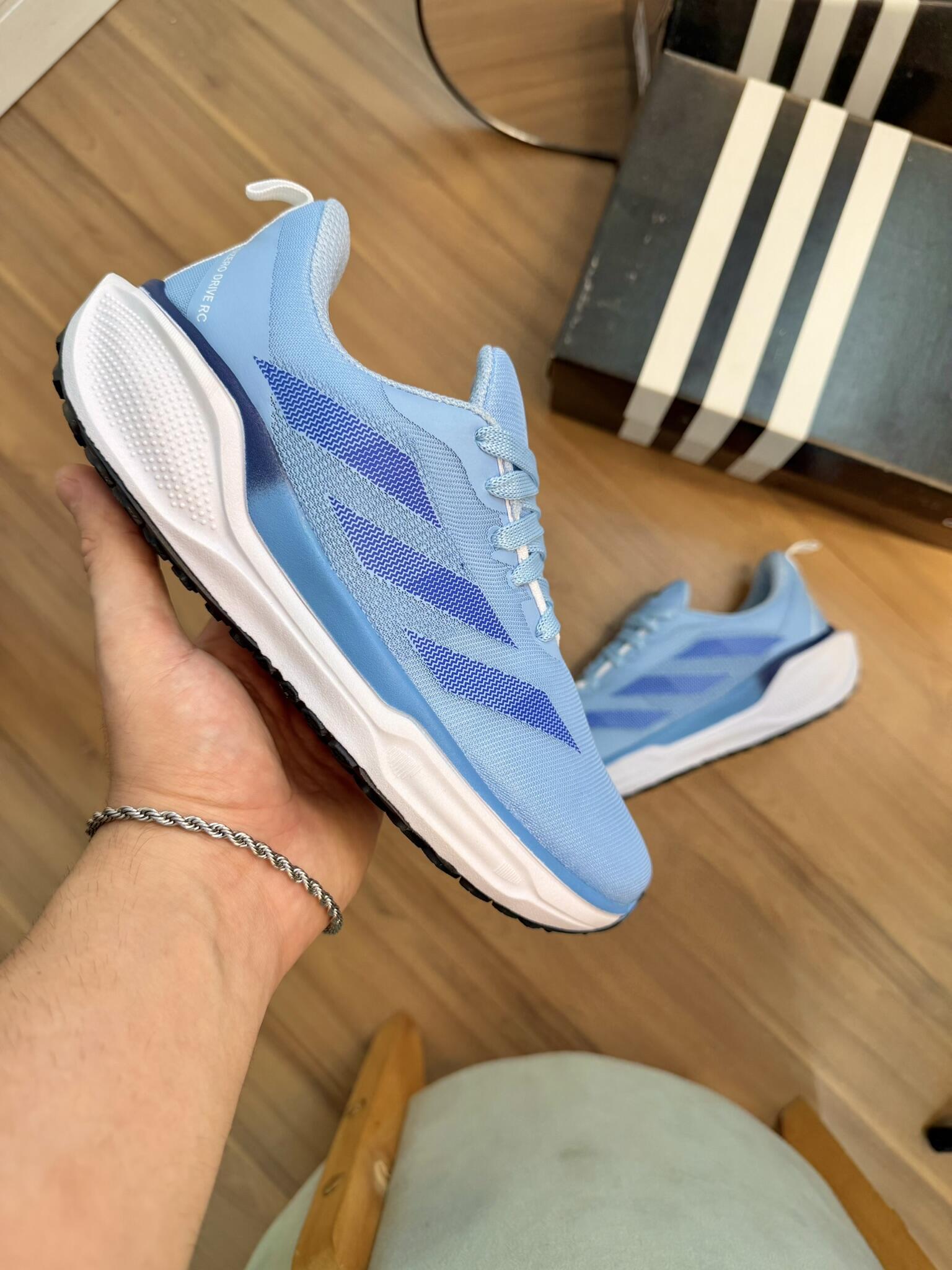 Tênis esportivo AD Ref.TRI - Azul branco