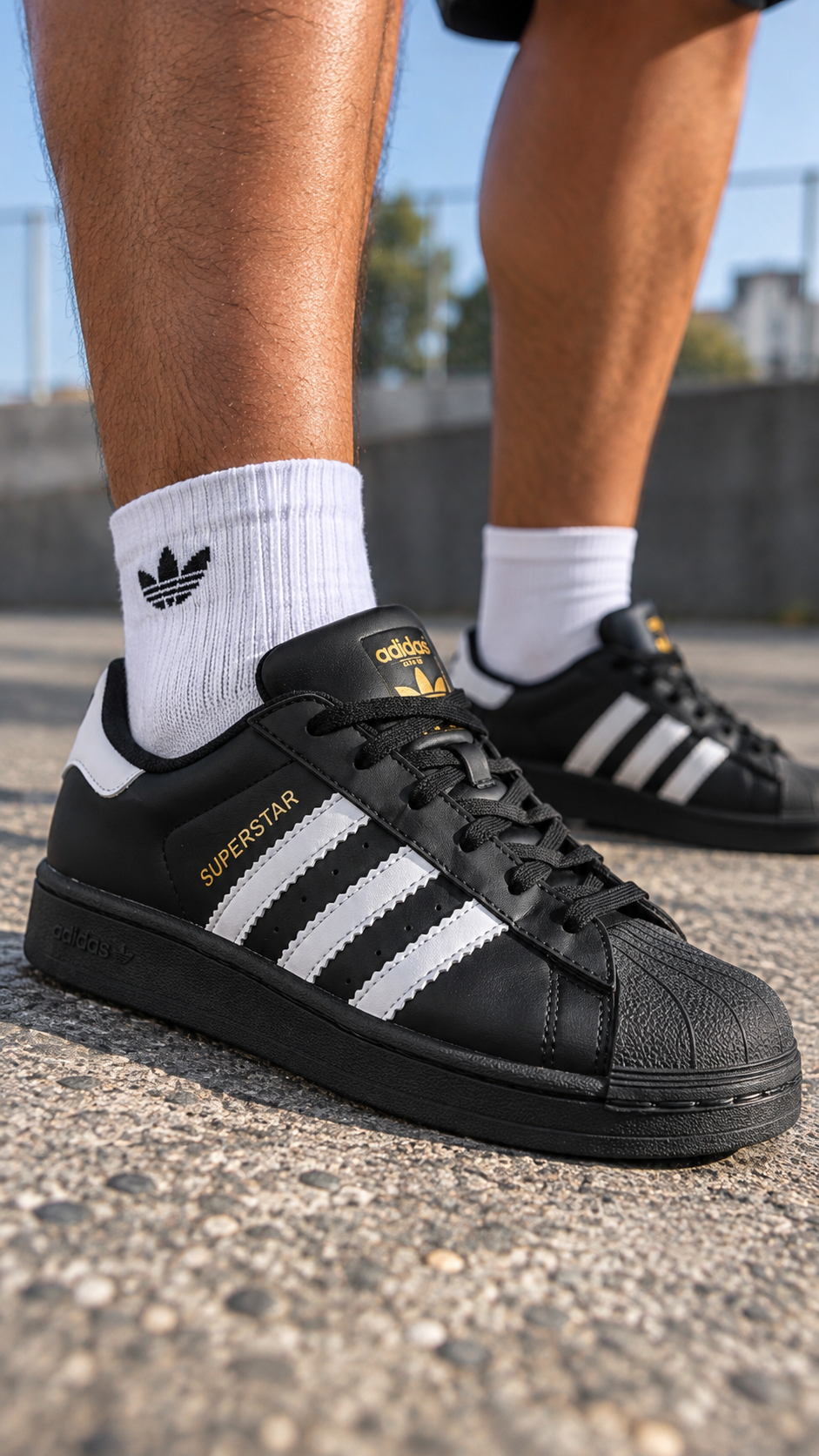 Tênis ad premium Ref.Super - Preto/preto