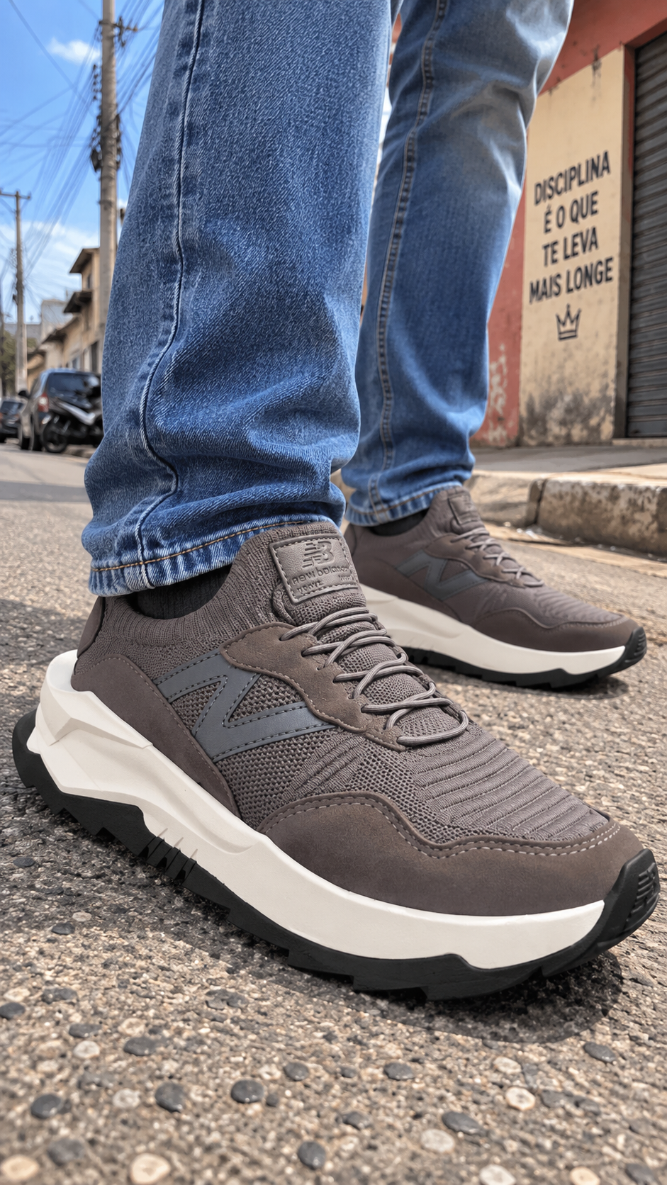 Tênis Casual NB hammer KNIT Ref.664 - Noz