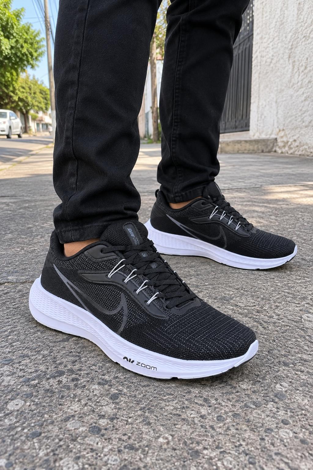 Tênis esportivo NK ultra Ref.PG01 - Preto/Prata