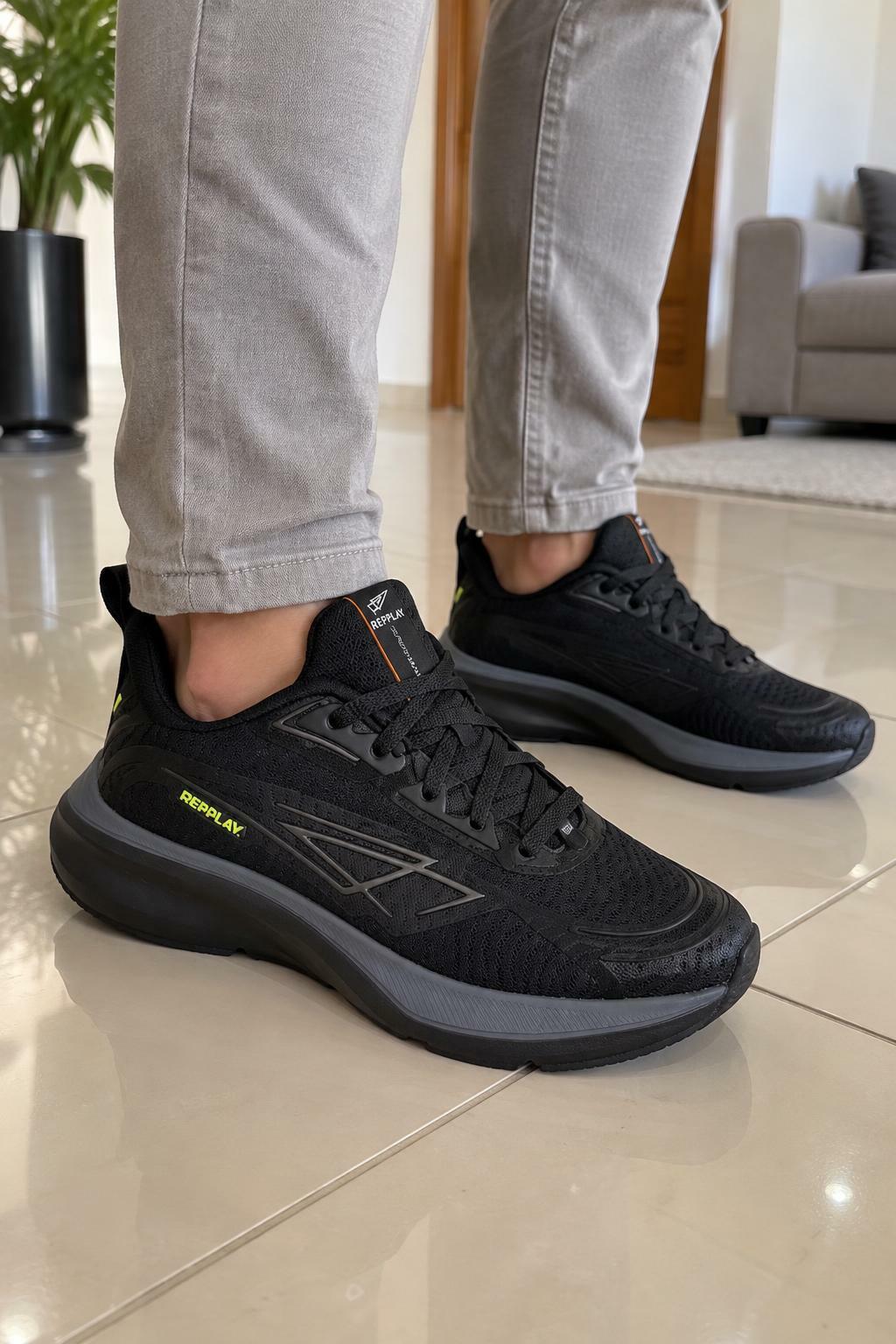 Tênis esportivo Replay RP3310 - Preto/preto