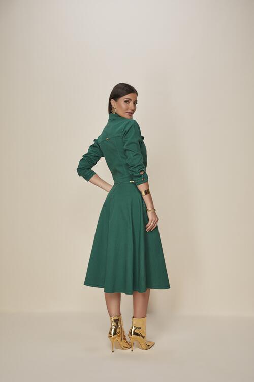 かっつん Comprar JAQUETA SARJA COLLOR VERDE SELVAGEM C/ DETALHE DE TRANÇA