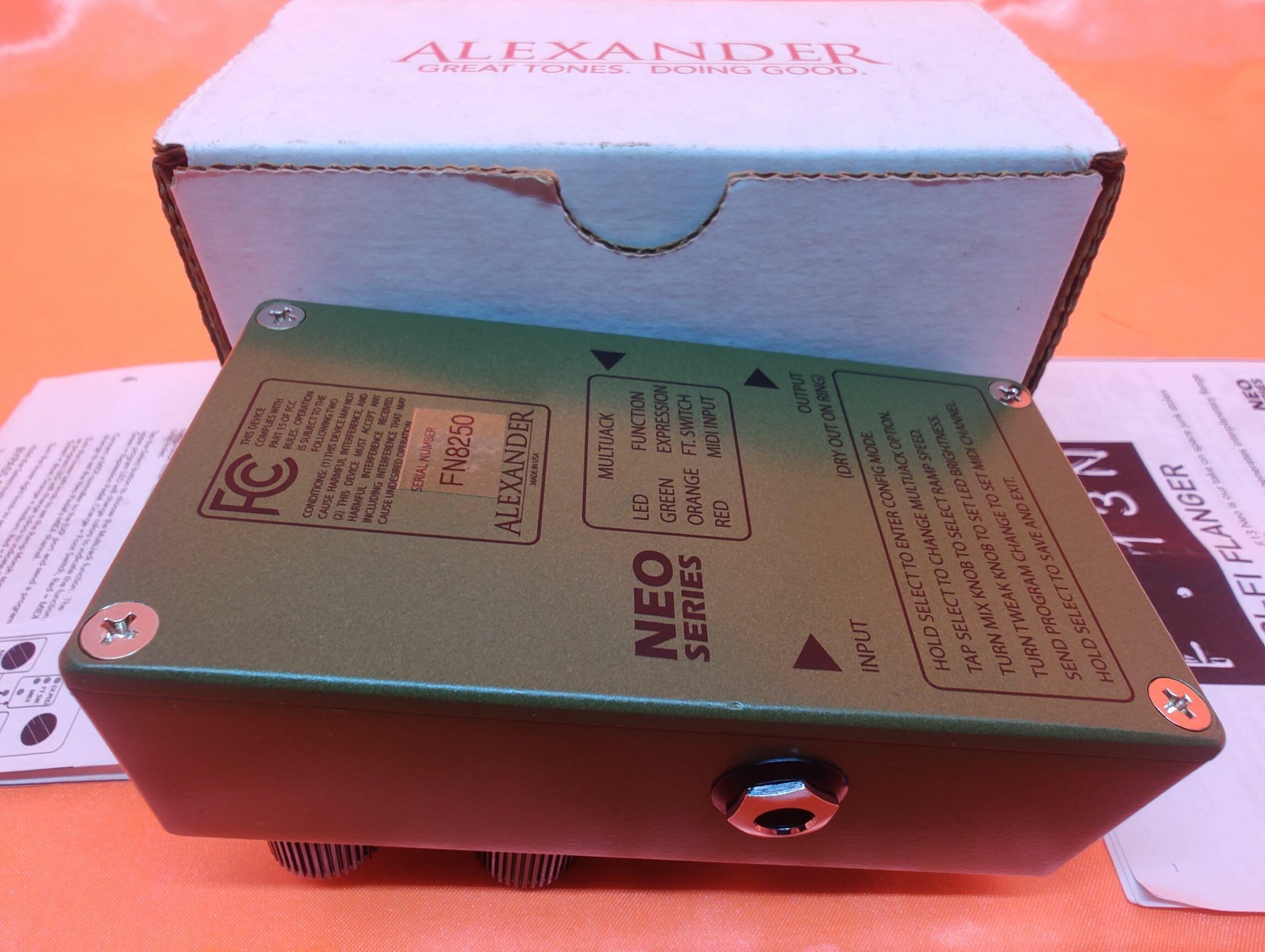 Comprar Alexander Pedals F13 Neo Flanger - R$1.470,00