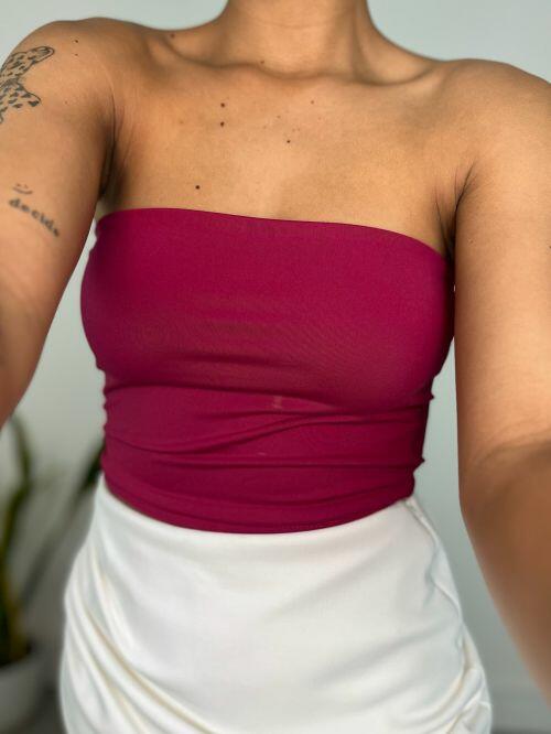 CROPPED FAIXA POLIAMIDA