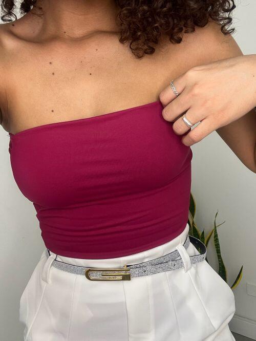 CROPPED FAIXA POLIAMIDA