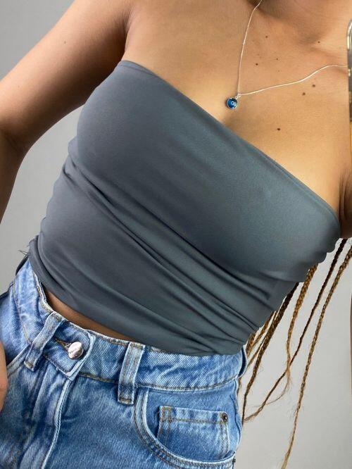 CROPPED FAIXA POLIAMIDA