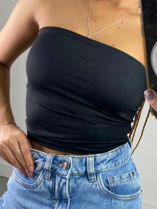 CROPPED FAIXA POLIAMIDA