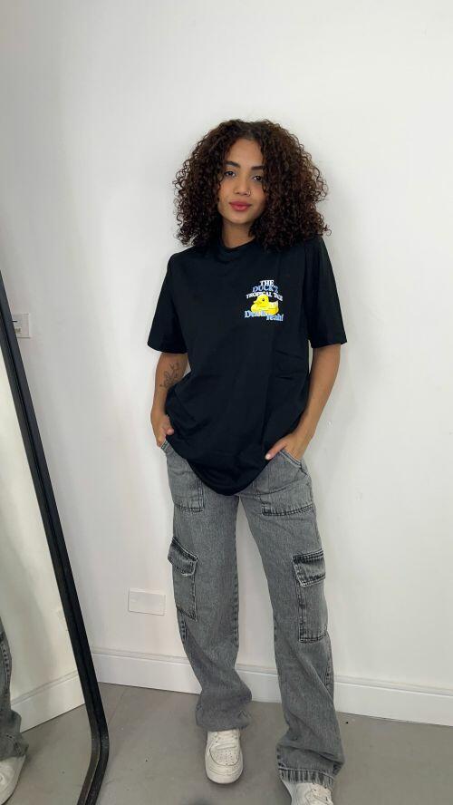 WIDELEG CARGO JEANS