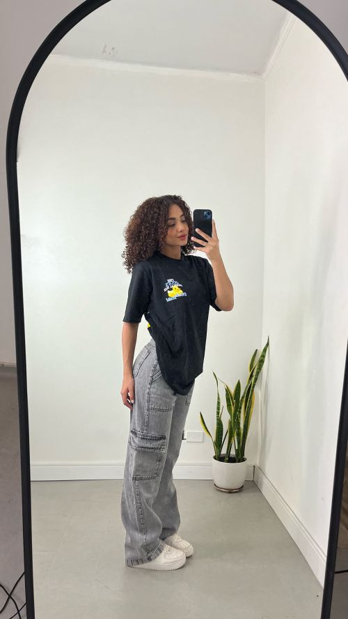 WIDELEG CARGO JEANS