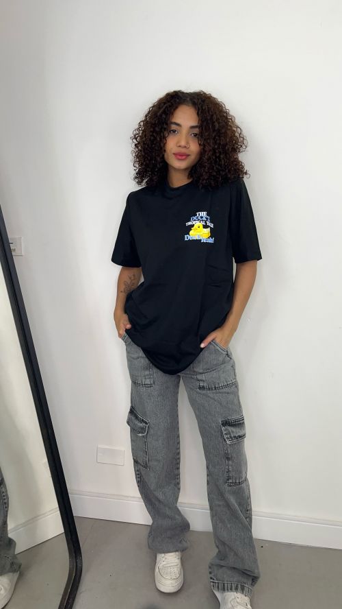 WIDELEG CARGO JEANS