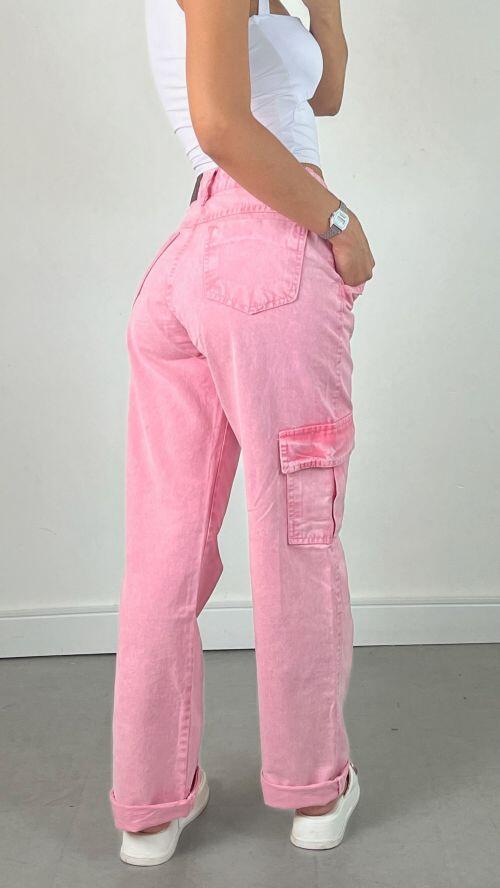 WIDELEG CARGO JEANS
