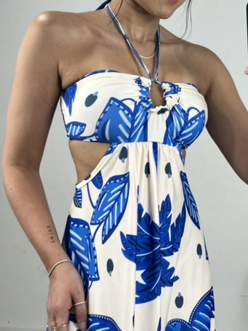 VESTIDO ALANA LONGO ESTAMPADO