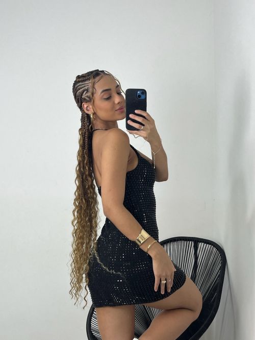 VESTIDO STRASS
