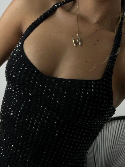 VESTIDO STRASS