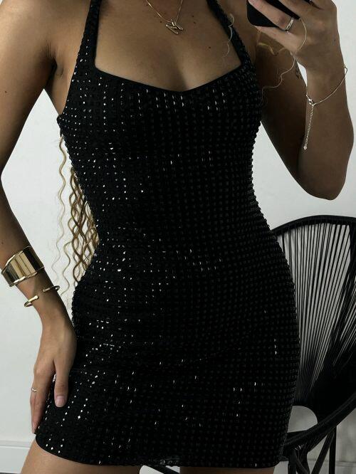 VESTIDO STRASS