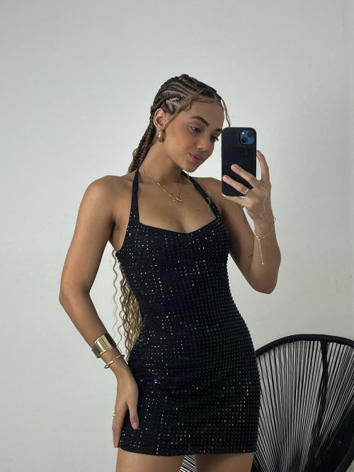 VESTIDO STRASS