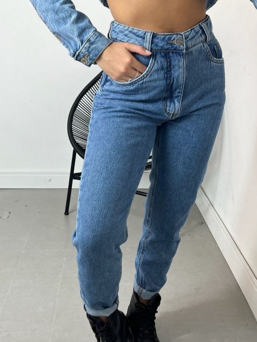 CALÇA JEANS MOM VERSACE