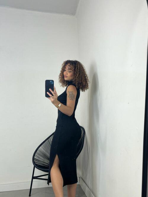 VESTIDO MIDI RIBANA