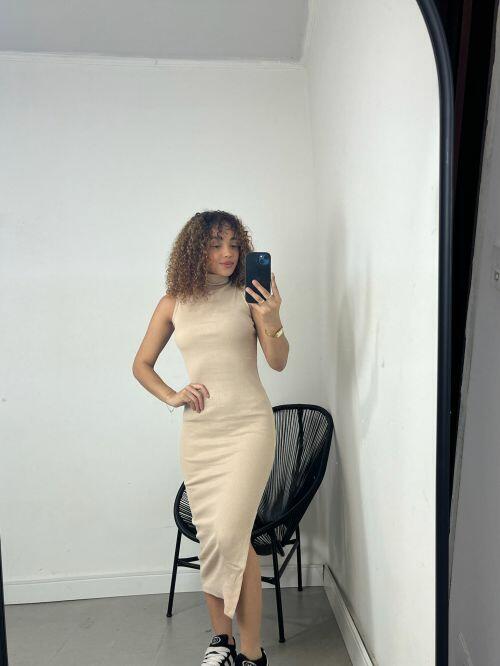VESTIDO MIDI RIBANA