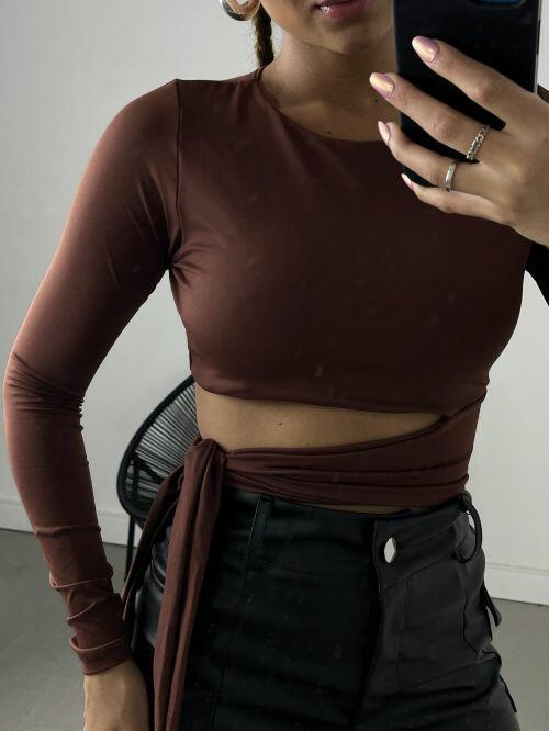 CROPPED SARAH AMARRAÇÃO LATERAL