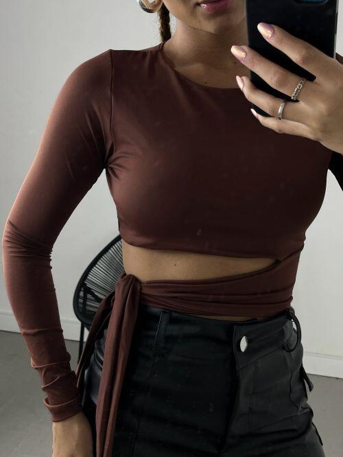 CROPPED SARAH AMARRAÇÃO LATERAL