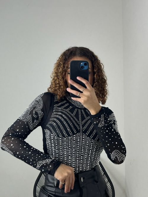 BODY TULE STRASS PREMIUM ASTRAL