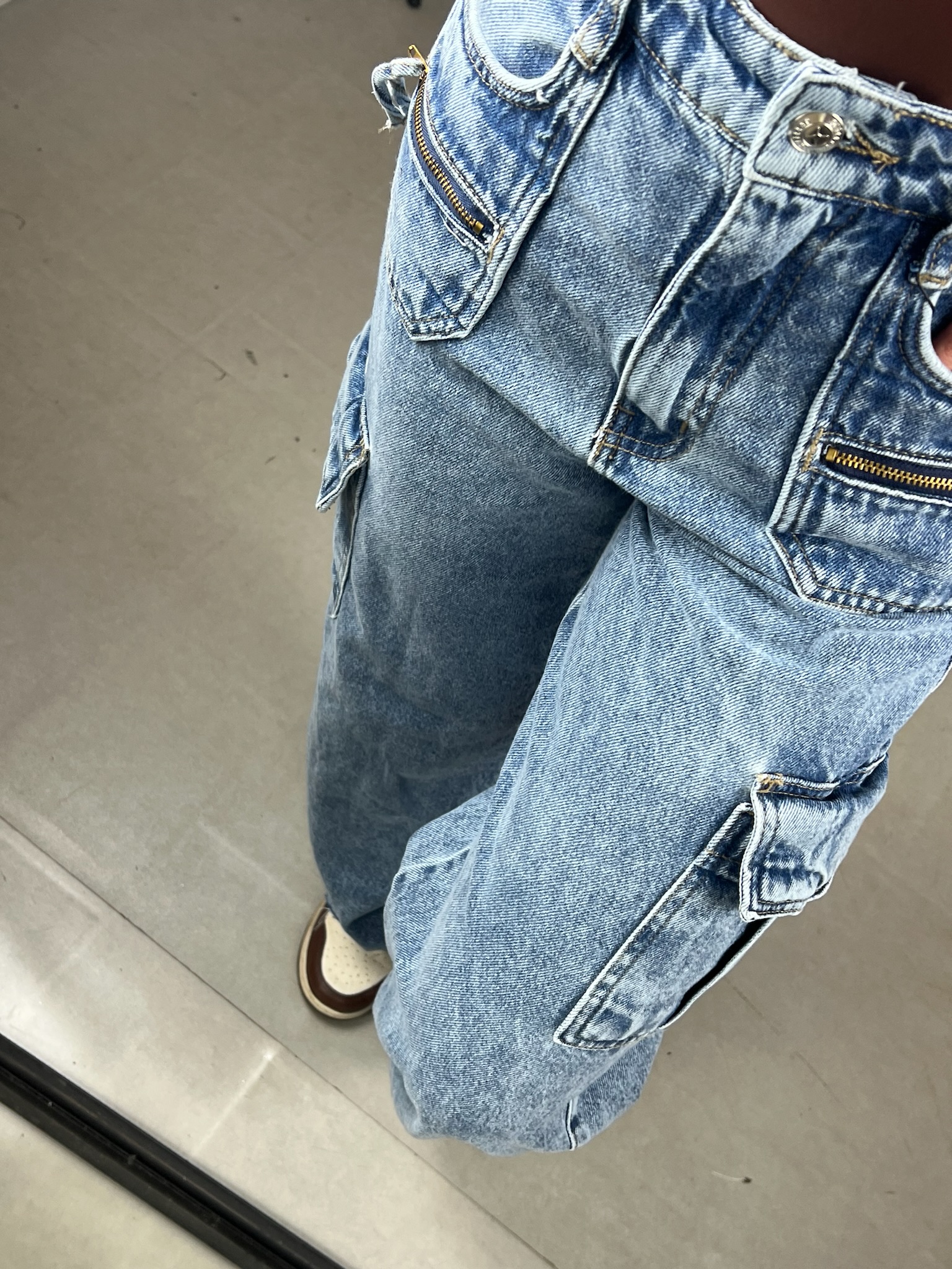 WIDELEG JEANS BOLSO ZÍPER