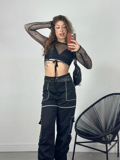 CALÇA CARGO ZIPER DUAL COLOR