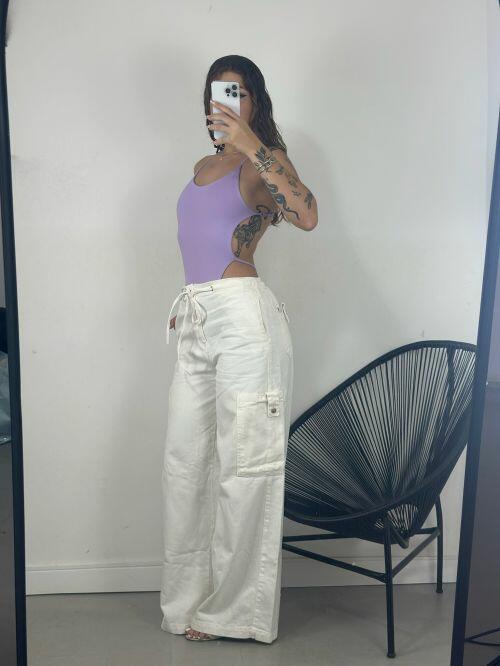 CALÇA WIDELEG AMARRAÇÃO