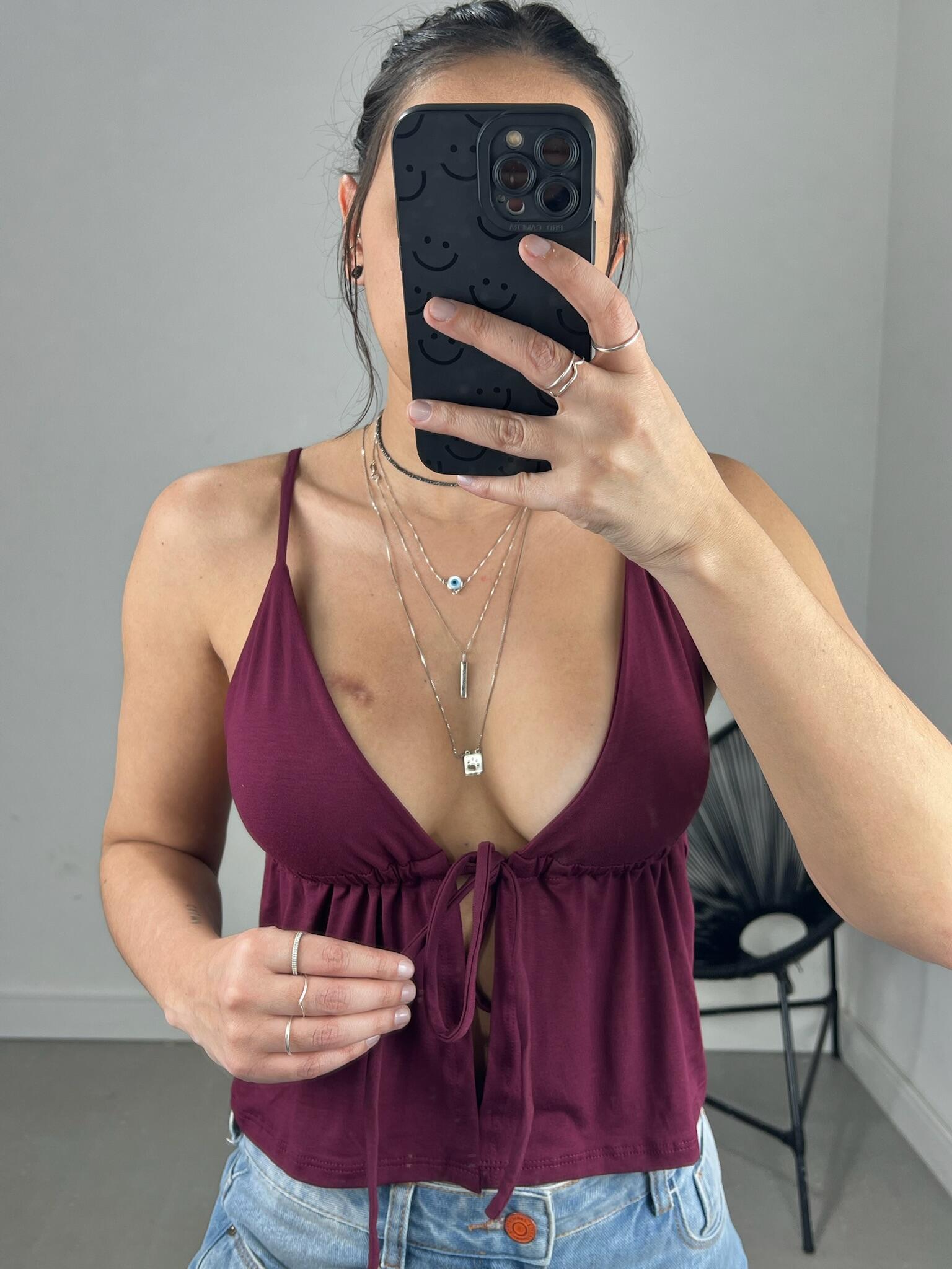 CROPPED LIAH LAÇO