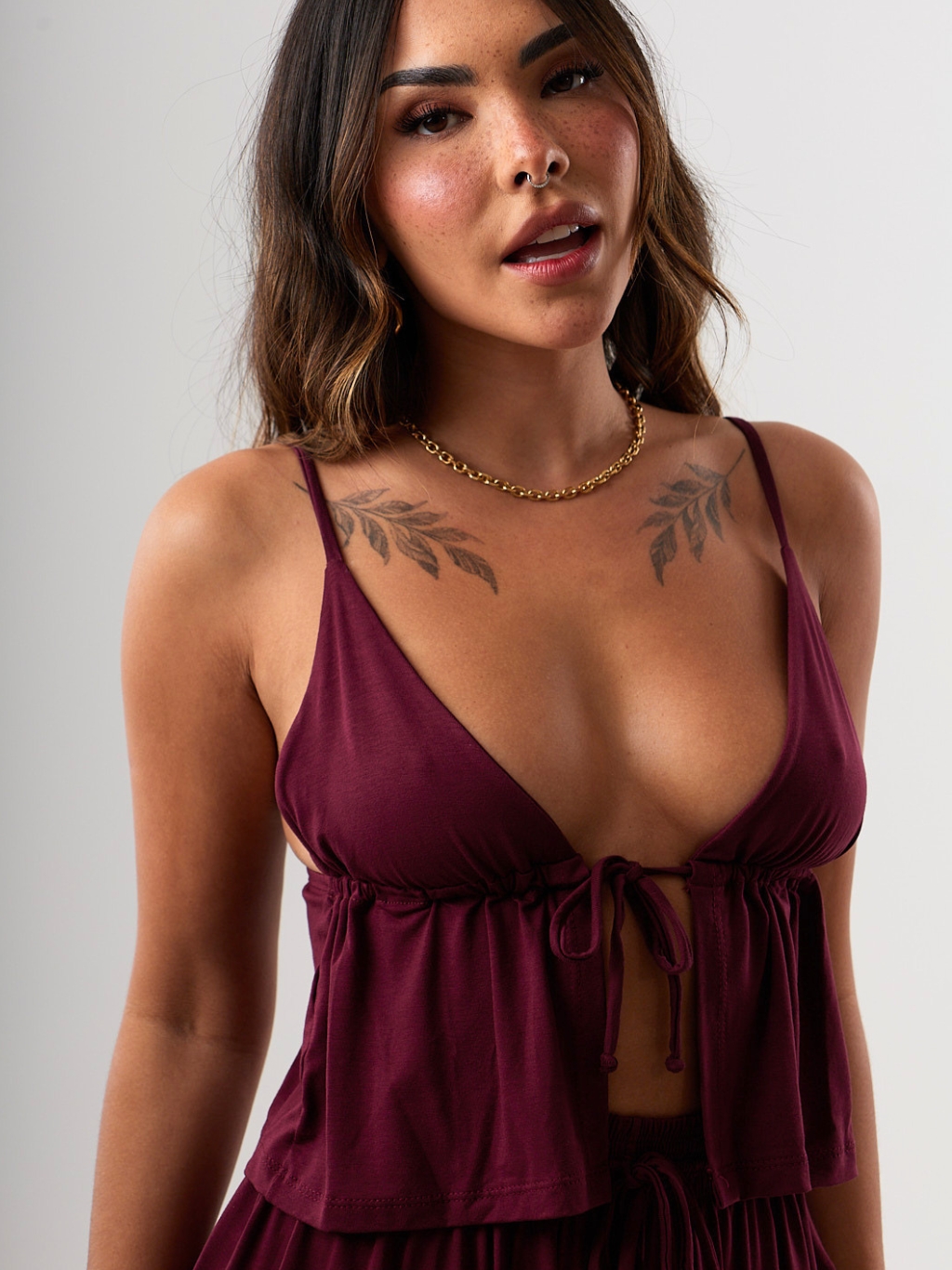 CROPPED LIAH LAÇO