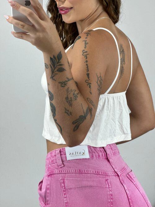 CROPPED LIAH LAÇO