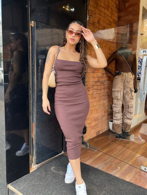 VESTIDO MIDI RIBANA DUDA