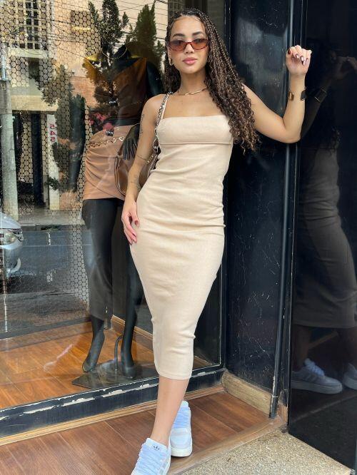 VESTIDO MIDI RIBANA DUDA