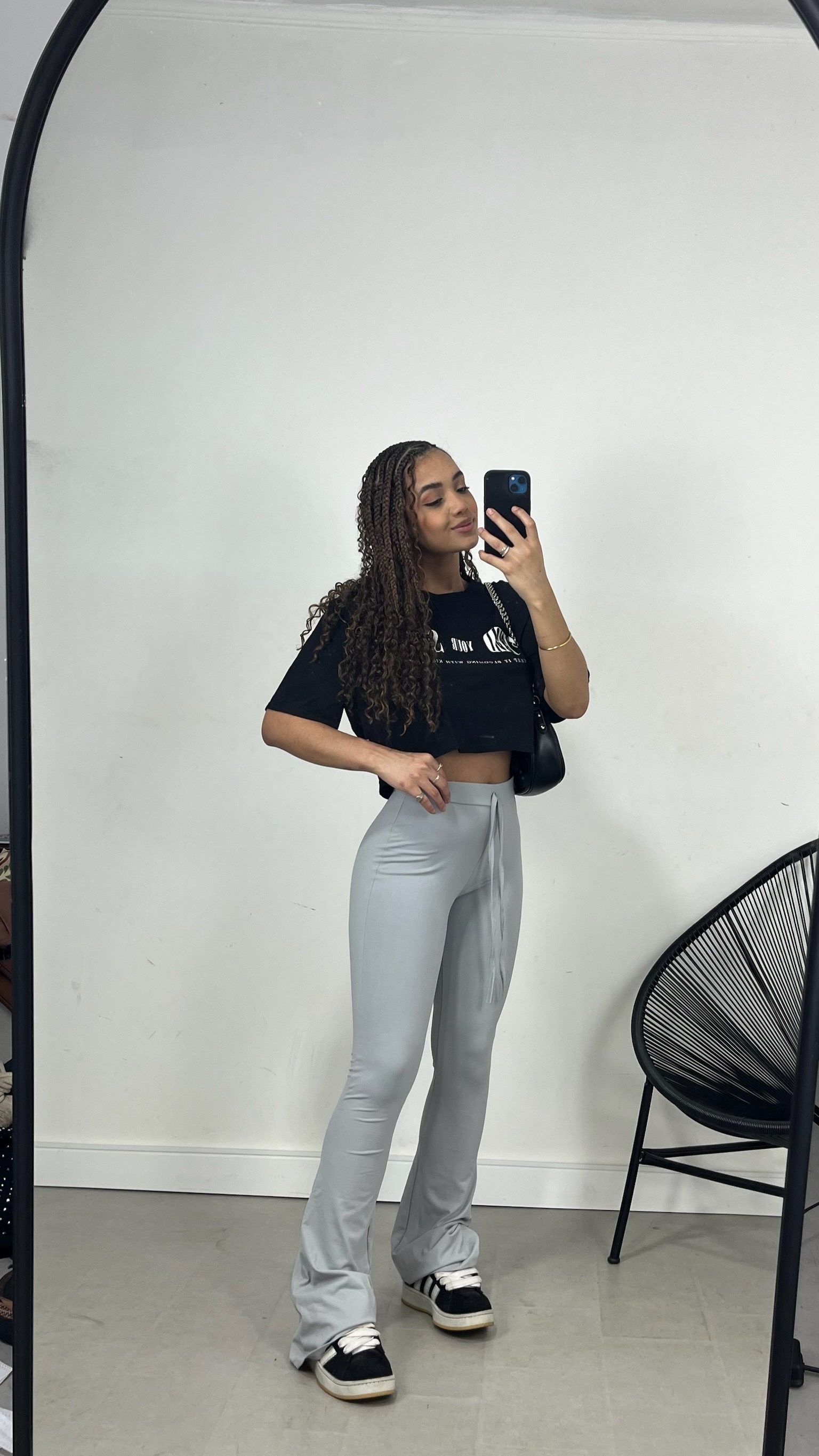 CALÇA FLARE POLIAMIDA