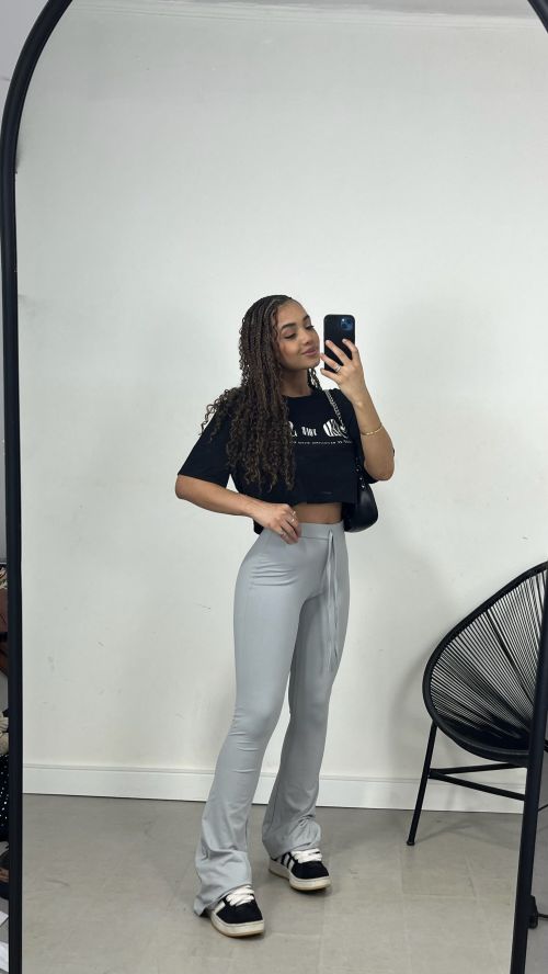 CALÇA FLARE POLIAMIDA