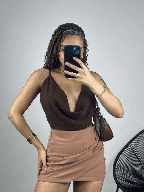 CROPPED CHIFFON PATRICIA