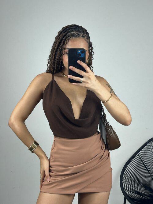 CROPPED CHIFFON PATRICIA