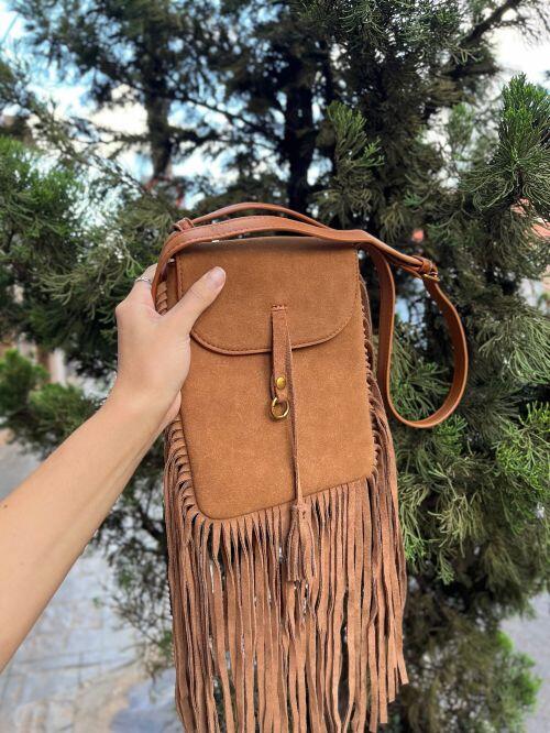 BOLSA FRANJA MARROM
