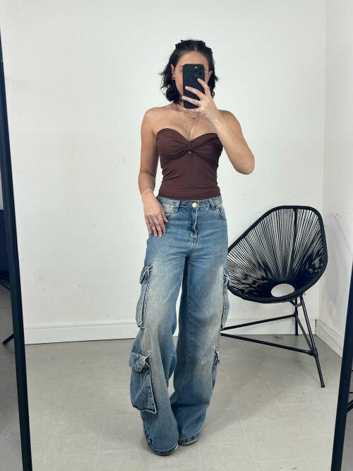 CROPPED STACY POLIAMIDA