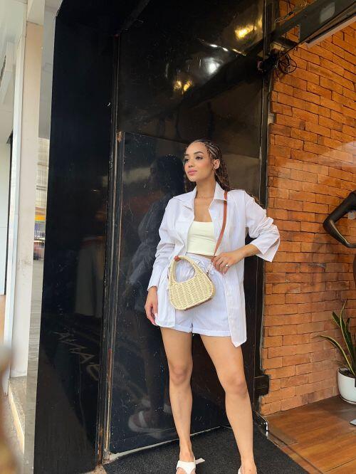 CONJUNTO CAMISA E SHORT RISCA DE GIZ